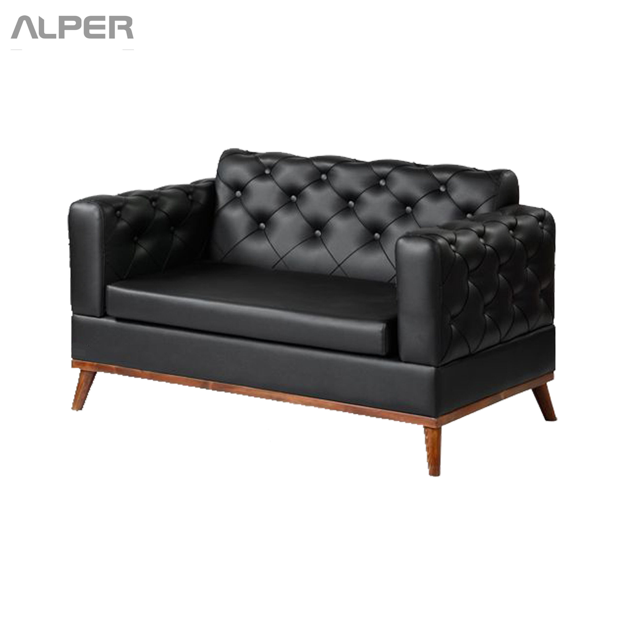 خرید مبل اداری دونفره مشکی RSH-1001WL خرید مبل اداری دونفره مشکی RSH-1001WL