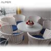 خرید میز ناهارخوری حصیری SNI-514AW