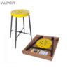 Folding Metal Stool - چهارپایه فلزی مونتاژی NHL-1714Xi