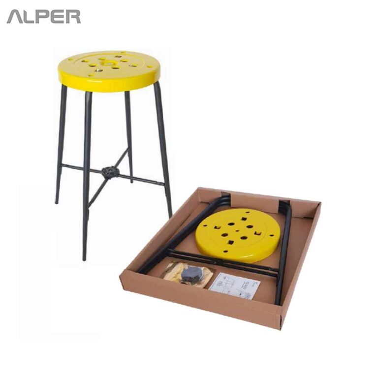 Folding Metal Stool - چهارپایه فلزی مونتاژی NHL-1714Xi