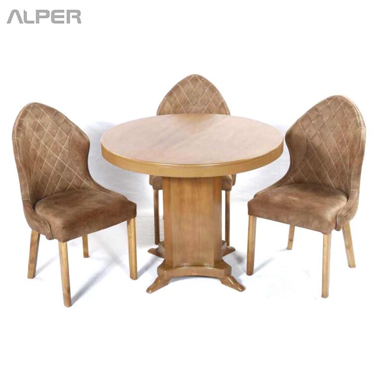 میز و صندلی غذاخوری چهارنفره AMN-1007WT