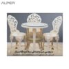 سرویس میز ناهارخوری سه نفره پلاستیکی DNL-1003PG