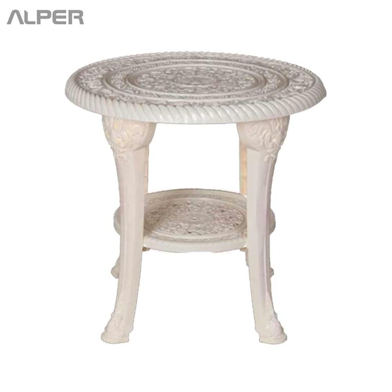 میز پلاستیکی چهارنفره پایه بلند DNL-502P