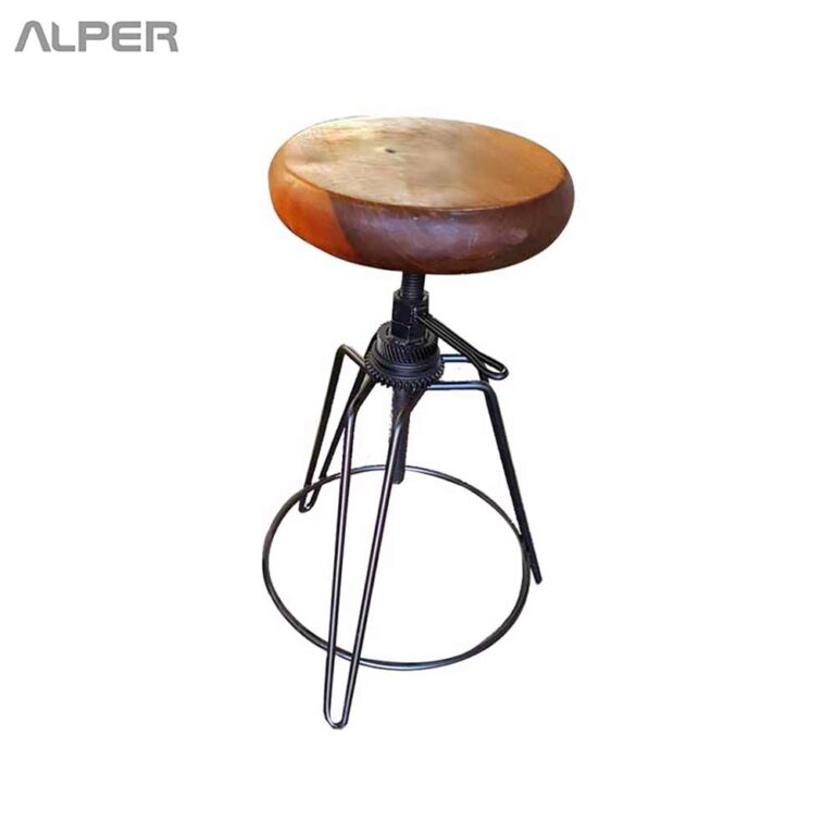 صندلی اپن گردان رویه چوب RZM-102iW