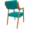 خرید صندلی ناهارخوری چوبی OFR-109WT نمای سه رخ پشت
