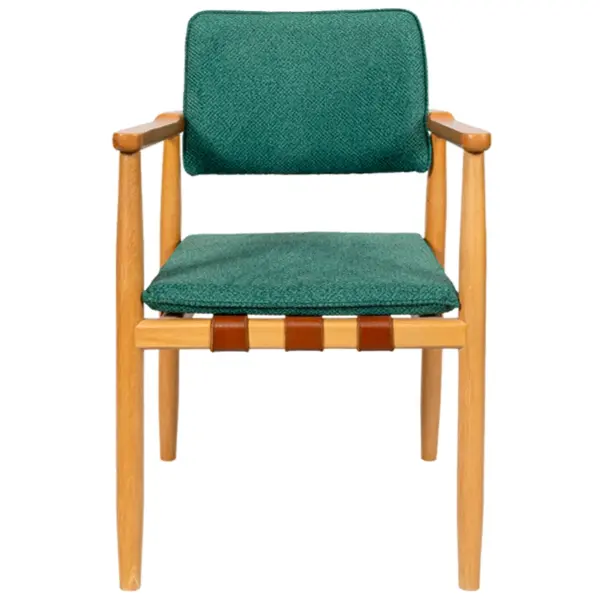 خرید صندلی غذاخوری چوبی OFR-123W نمای رو به رو