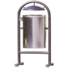 خرید سطل زباله پارکی فلزی مدل ABN-2707i